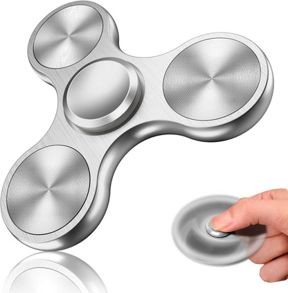 Fidget Spinners Toy, 3-8 Min Spins Time Stainless Steel Bearing Metal Fidget Spinner, EDC ADHD