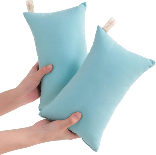 NTBAY Tiny Pillows, Down Alternative 7"x11" Microfiber Mini Pillow for Travel, Pets, Soft Machine