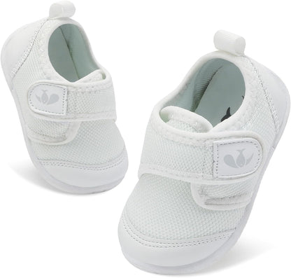 FEETCITY Baby First Walking Shoes Boys Girls Infant Sneakers Crib Shoes Breathable Lightweight Slip