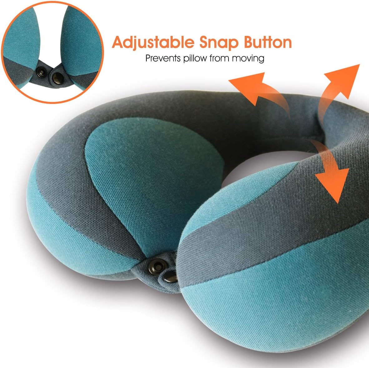 INFANZIA Chin Supporting Travel Neck Pillow, Comfortably Supports and Helps Support Head and Neck