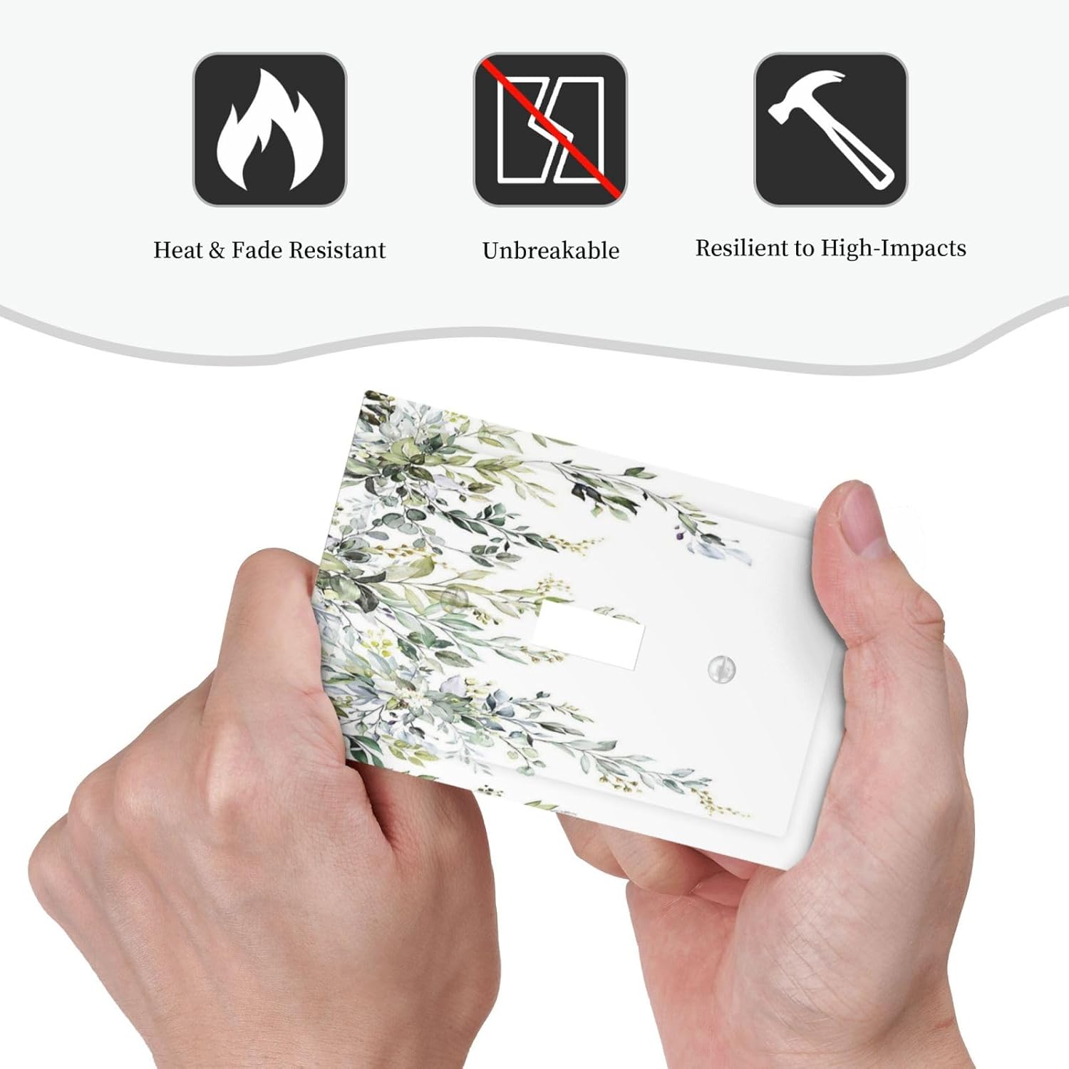 Decorative Light Switch Cover Boho Farmhouse Flower Leaf Sage Green 1 Gang Single Toggle Device