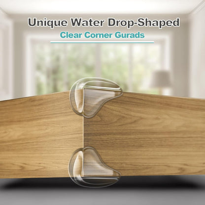 12 Pack Corner Protector Baby Clear Corner Guards Sharp Corner Cover Bumper Stop Head Injuries