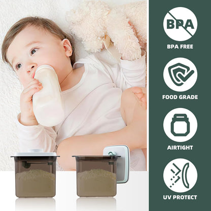 To Go Formula Container - 1000ml Airtight Milk Powder Container for Travel, Formula Dispenser with