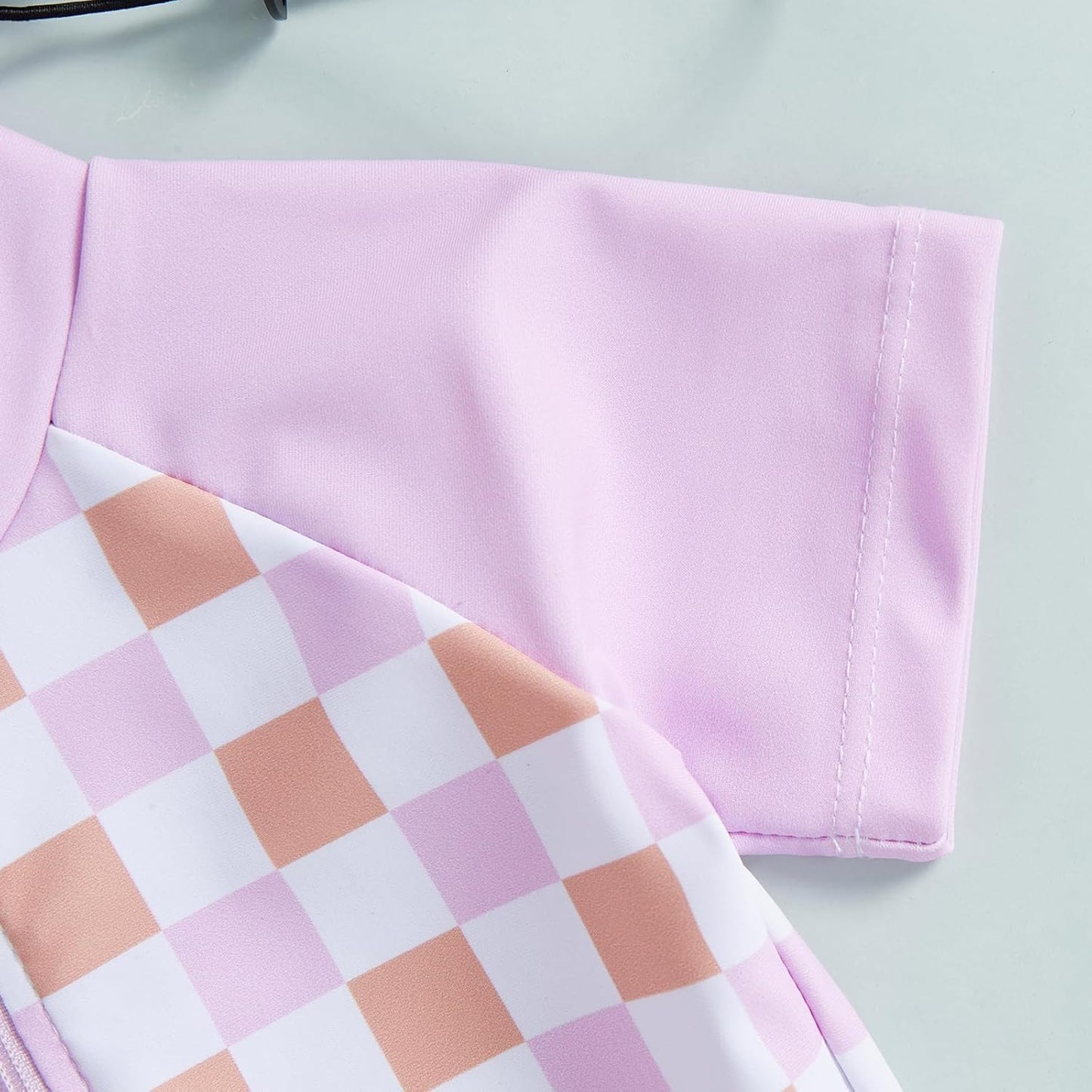 MAYUMMPY Baby Boys Girls Swimwear Casual Zipper One Pieces Rash Guard Swimsuit and Hat Beachwear