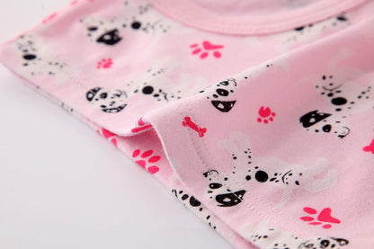 Cadidi Dinos Little Girls' Soft Cotton Underwear Kids Cool Breathable Comfort Panty Briefs Toddler