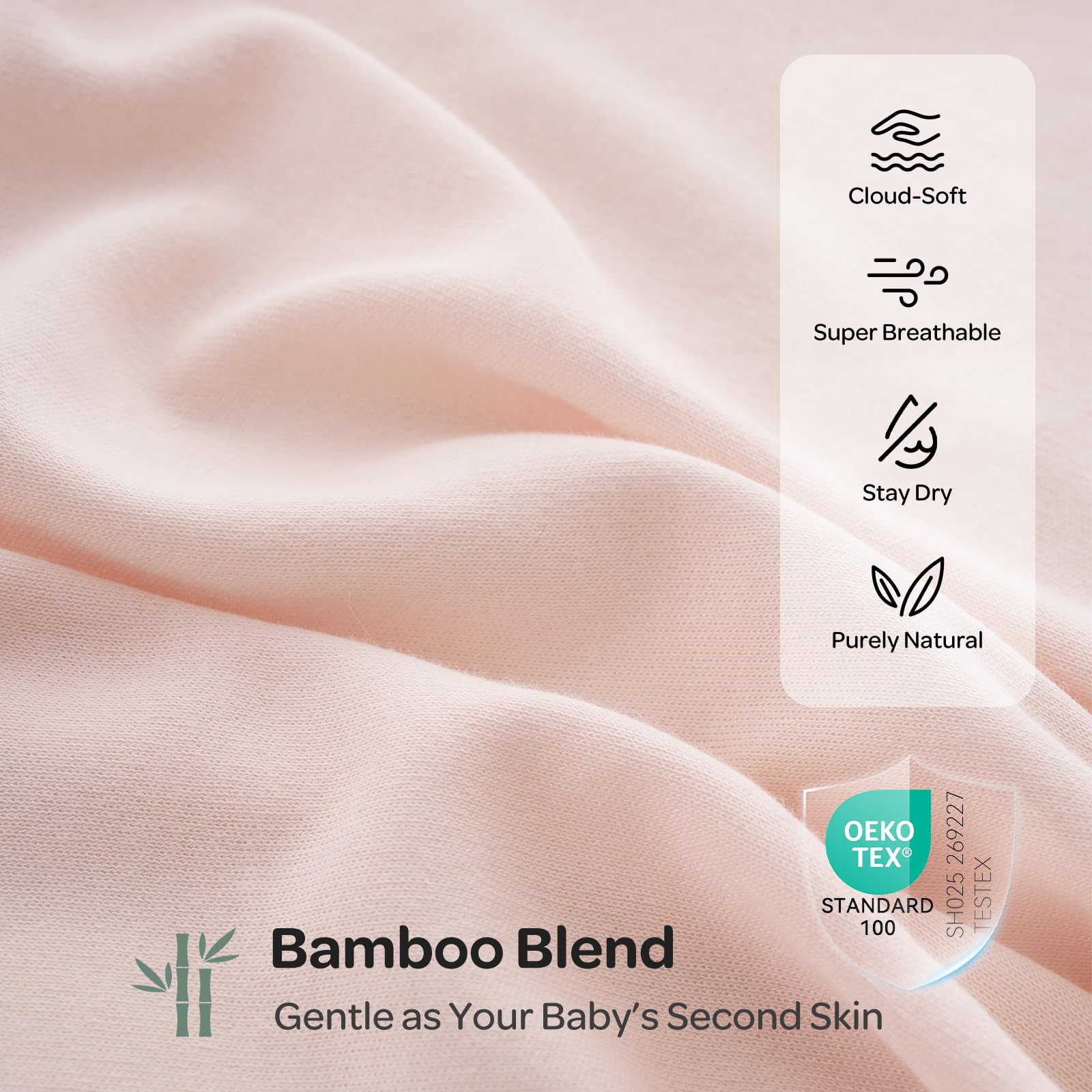 Momcozy Swaddles for Newborns, Quiet Fastener Swaddle for Infant 0-3 Months