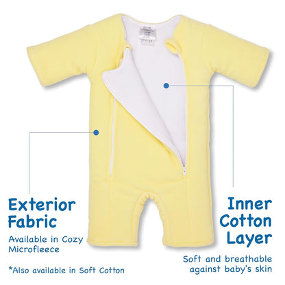 Magic Sleepsuit Baby Merlin's Cotton Baby Swaddle Transition Product - Soft and Cozy Design, Double