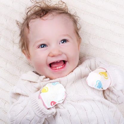 6 Pairs Newborn Baby Mittens No Scratch Gloves Infant Toddler Anti Scratch Essentials Unisex Cotton