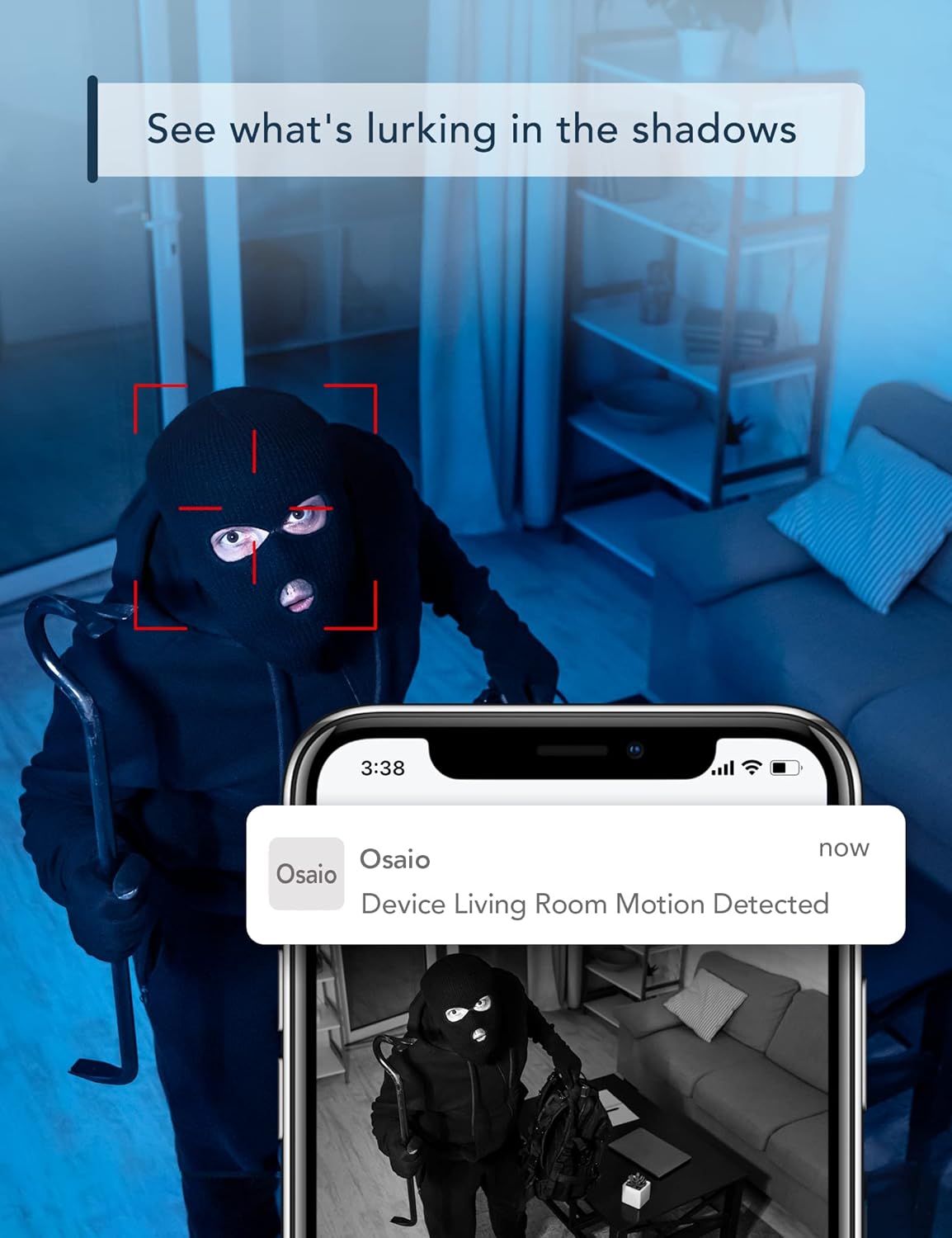 GNCC Indoor Security Camera Dog Camera 1080P Motion Detection, Cameras for Home Security with 2-Way