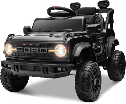 ENYOPRO 12V Licensed Ford Bronco Raptor Ride On Truck Car for Kids, Electric Play Car Ride-On Toy