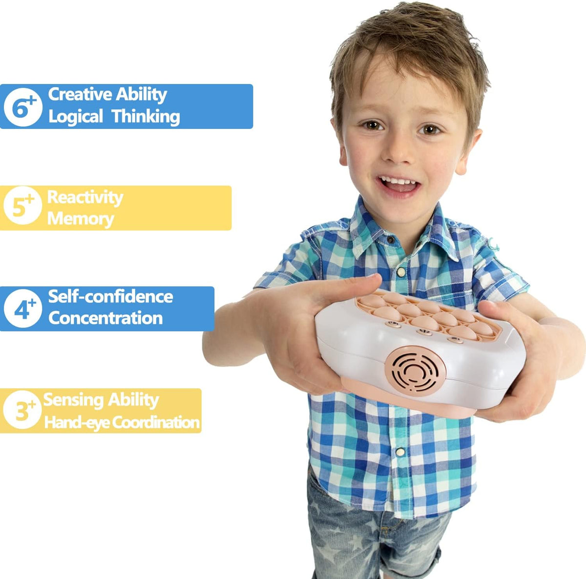 Pop The Target! Handheld Speed Pushing Game Machine: A Fun Multiplayer Game for Family. Fidget Game