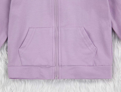 Imcute Baby Zip Up Hoodie, Unisex inflant Toddler Long Sleeve Sweatshirts Lightweight Jacket Hooded