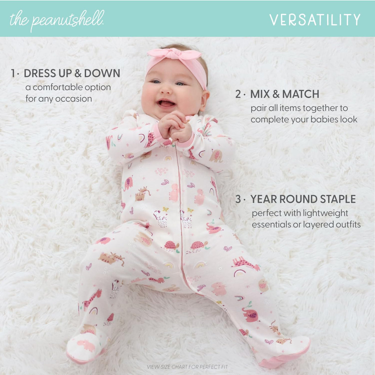 The Peanutshell Baby Layette Gift Set for Girls - 23 Piece Newborn Girl Gift Sets, Baby Clothes &