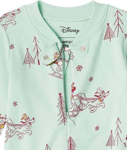 Amazon Essentials Disney | Marvel | Star Wars Unisex Babies' and Toddlers' Snug-Fit Cotton Footed