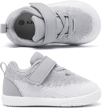 MORENDL Toddler Sneakers Baby Boys & Girls Barefoot Shoes Lightweight Breathable Walking Running