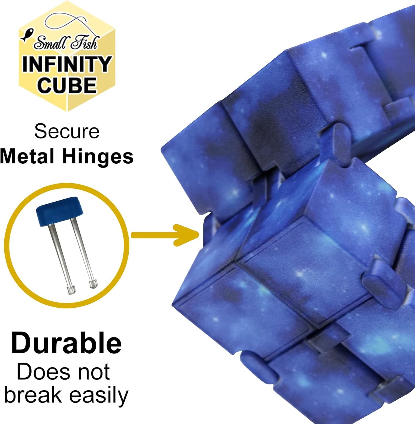 Infinity Cube Toy Fidget Galaxy, Fidget Sensory Cube Toy for Kids and Adults for Stress Relief and