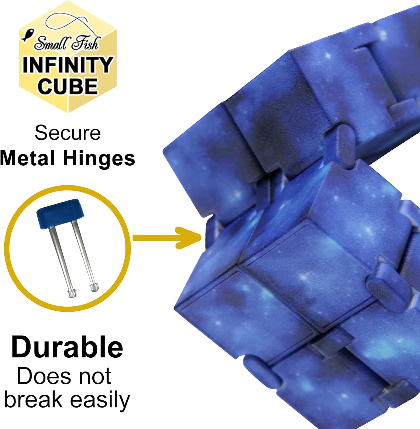 Infinity Cube Toy Fidget Galaxy, Fidget Sensory Cube Toy for Kids and Adults for Stress Relief and