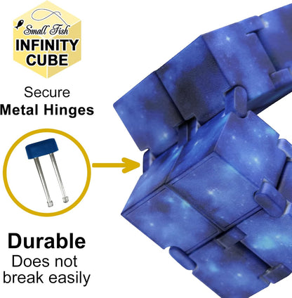 Infinity Cube Toy Fidget Galaxy, Fidget Sensory Cube Toy for Kids and Adults for Stress Relief and