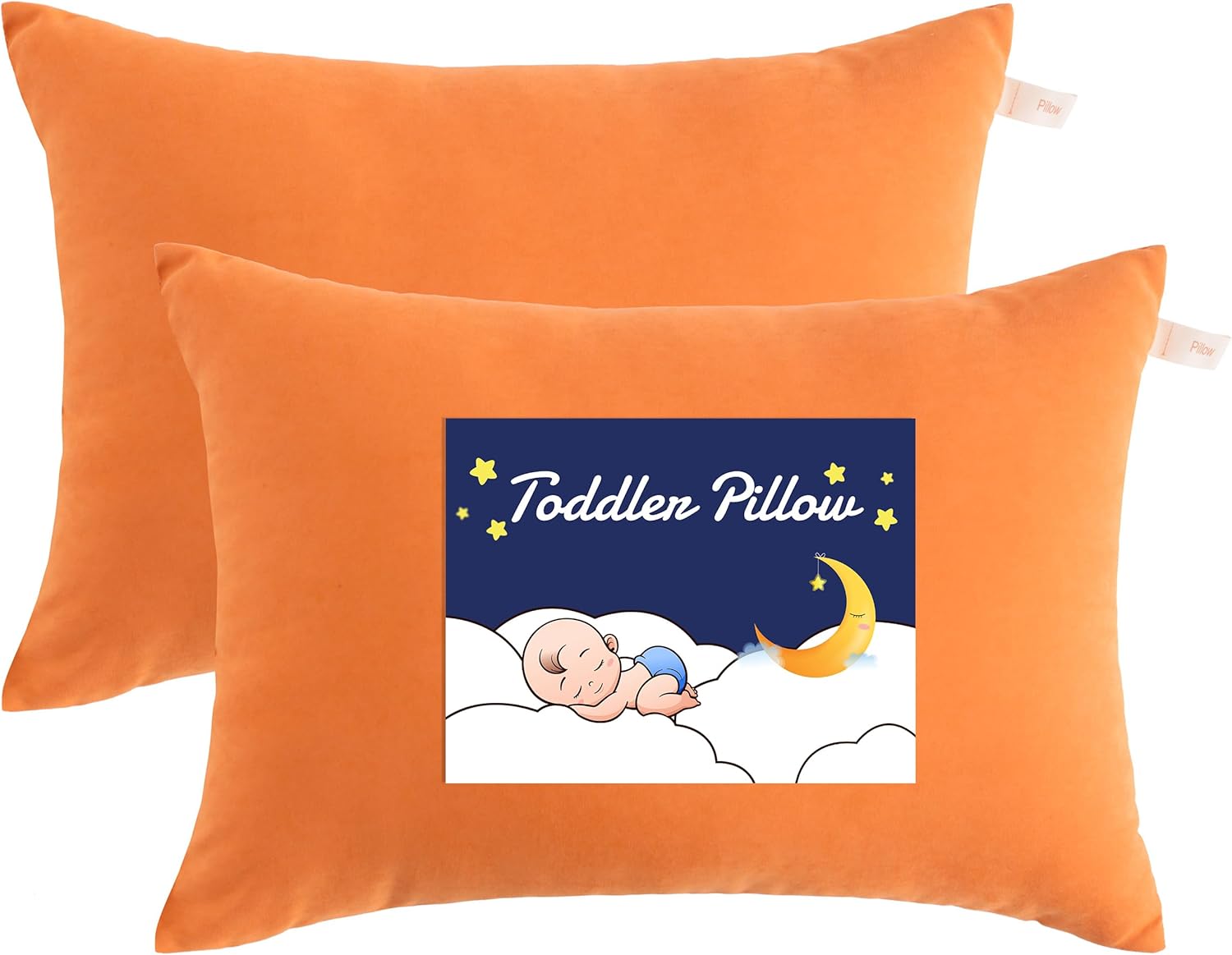 NTBAY Toddler Pillows, Down Alternative 13"x18" Pillows, Machine Washable - Soft and Breathable