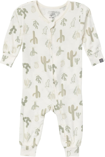 Modern Moments by Gerber Unisex Baby Viscose 2-Pack Footless Tight Fitting Pajamas