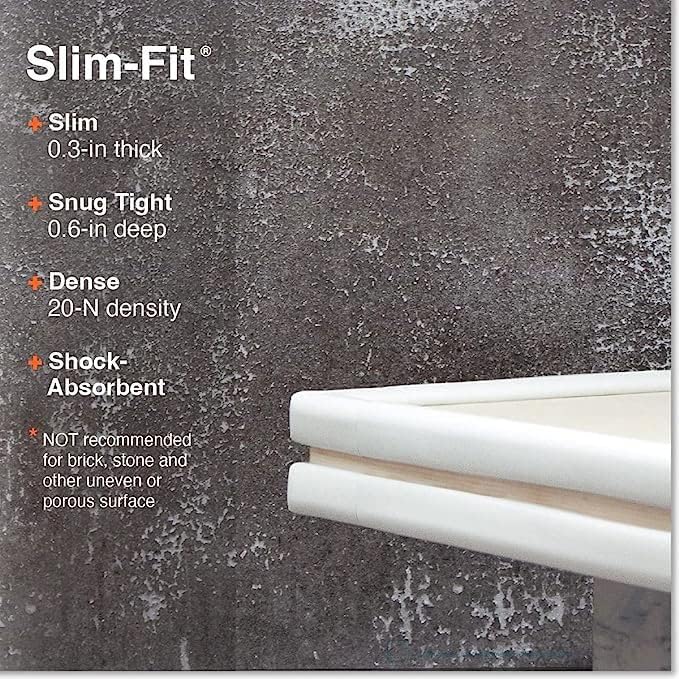 Roving Cove Slim-Fit Corner Edge Protector for Baby Proofing (Small 15ft Edge 4 Corners), Furniture