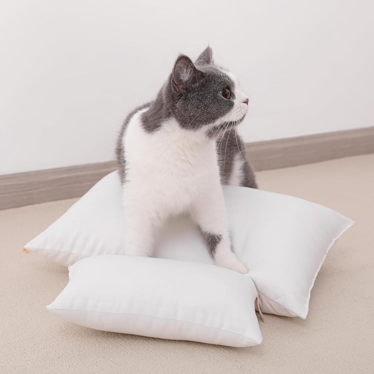 NTBAY Tiny Pillows, Down Alternative 7"x11" Microfiber Mini Pillows for Travel, Pets, Soft Machine