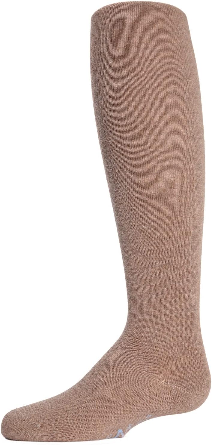 MeMoi Soft Pima Cotton Tights for Girls, Soft and Lightweight Opaque Tights for girls - Sizes 8 to