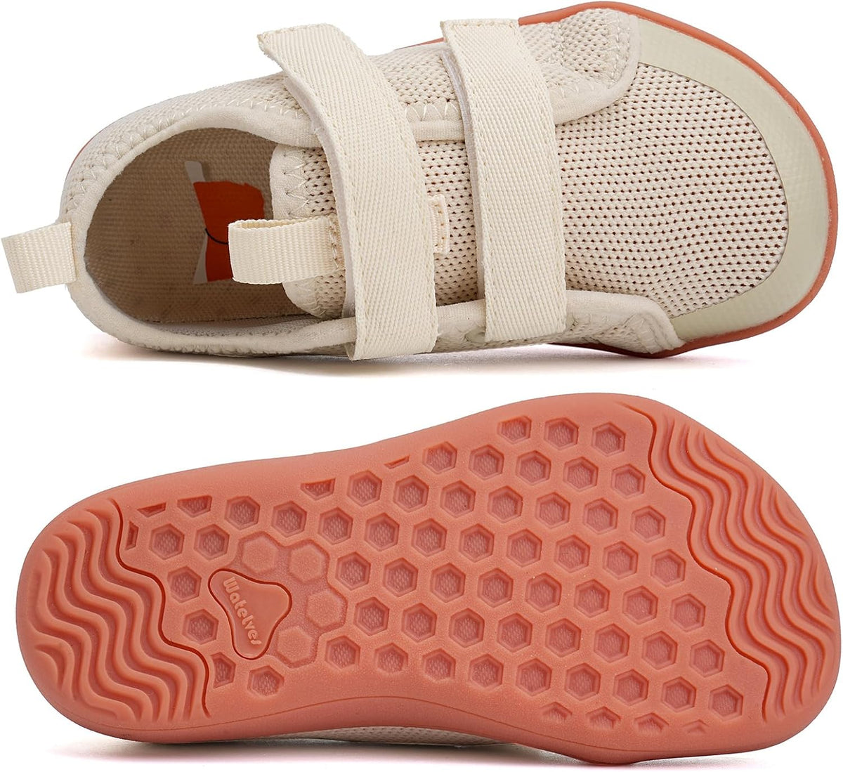WateLves Toddler Little Kids Wide Barefoot Shoes The First Walking Shoes Girls Boys Breathable Zero