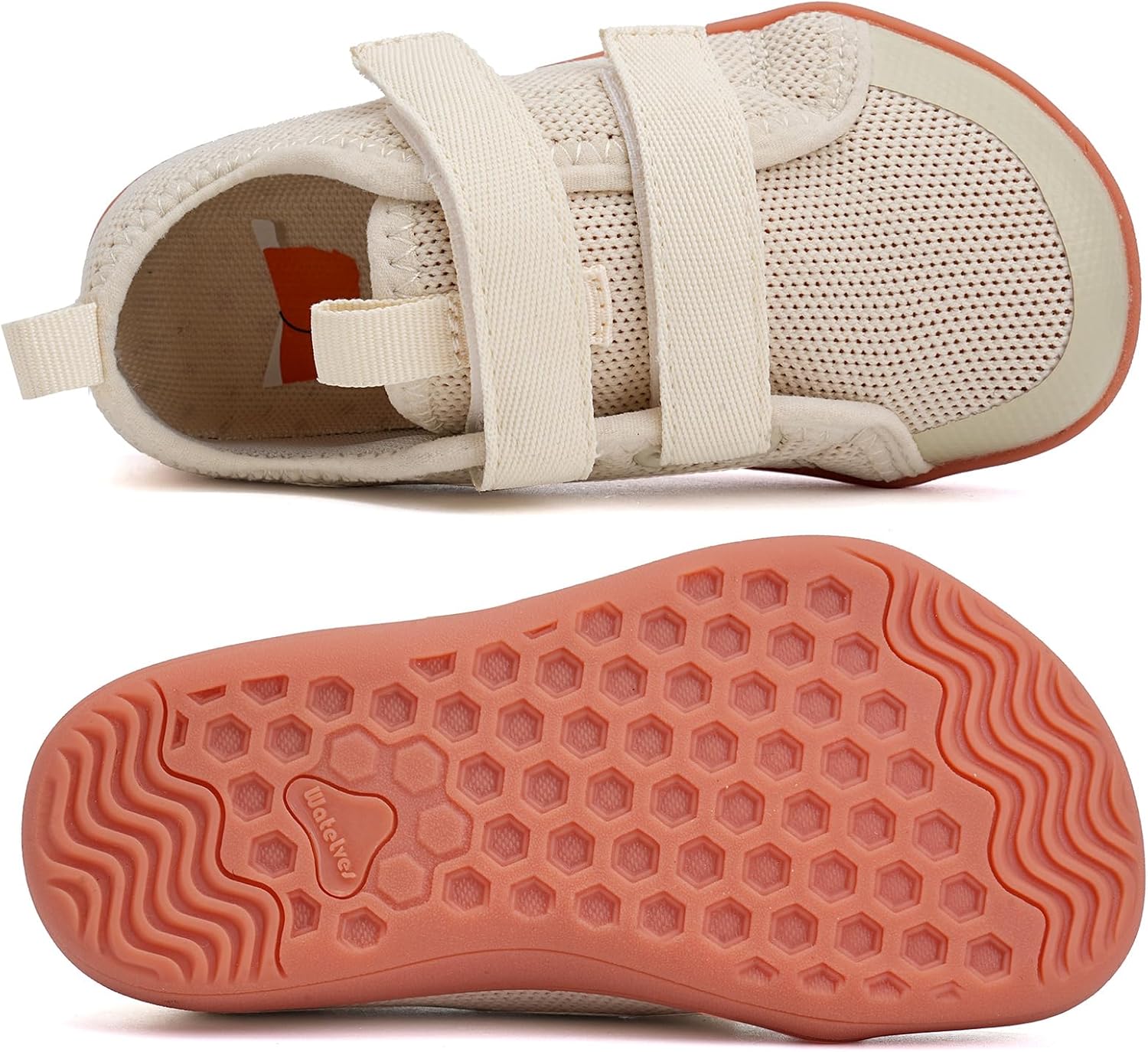 WateLves Toddler Little Kids Wide Barefoot Shoes The First Walking Shoes Girls Boys Breathable Zero