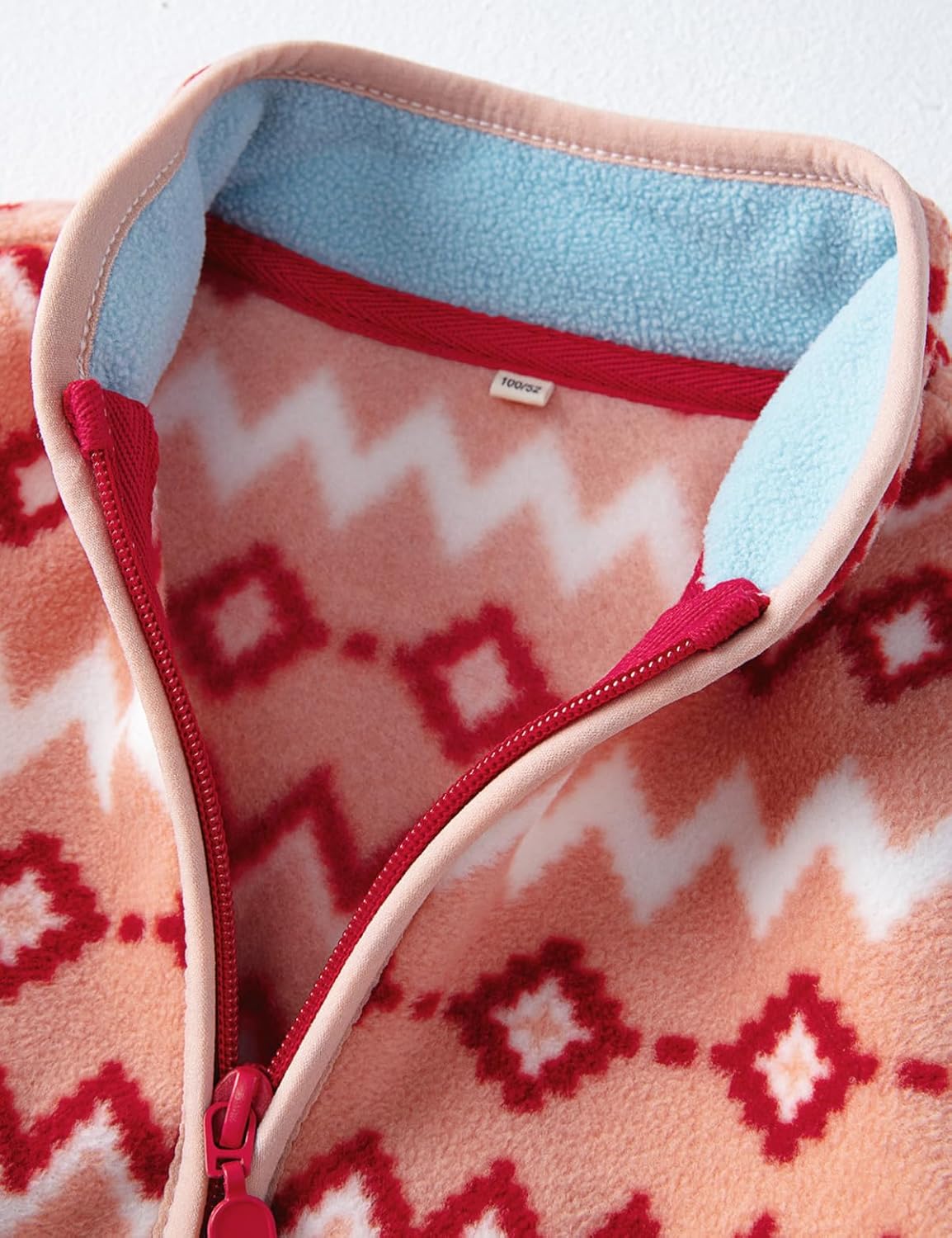 Kids Printed Polar Fleece Jacket Toddler Baby Boys Girls Autumn Winter Warm Sherpa Lining Outerwear