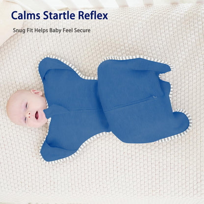 Transitional Swaddle 6-9 Months Baby Wearable Blanket, 2-Pack Infant Sleep Sack Arms up Swaddles