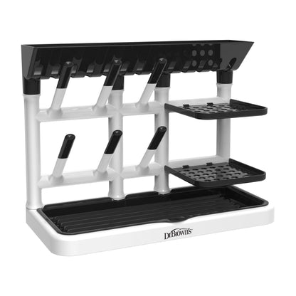 Dr. Brown's Drying Tower, Stand-Up Drying Rack, Countertop Baby Bottle Drying with Organized
