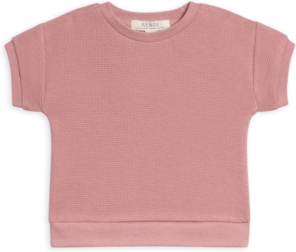 Colored Organics - Organic Cotton Toddler Short Sleeve Shirts - Baby Toddler and Kids Tops - Girls