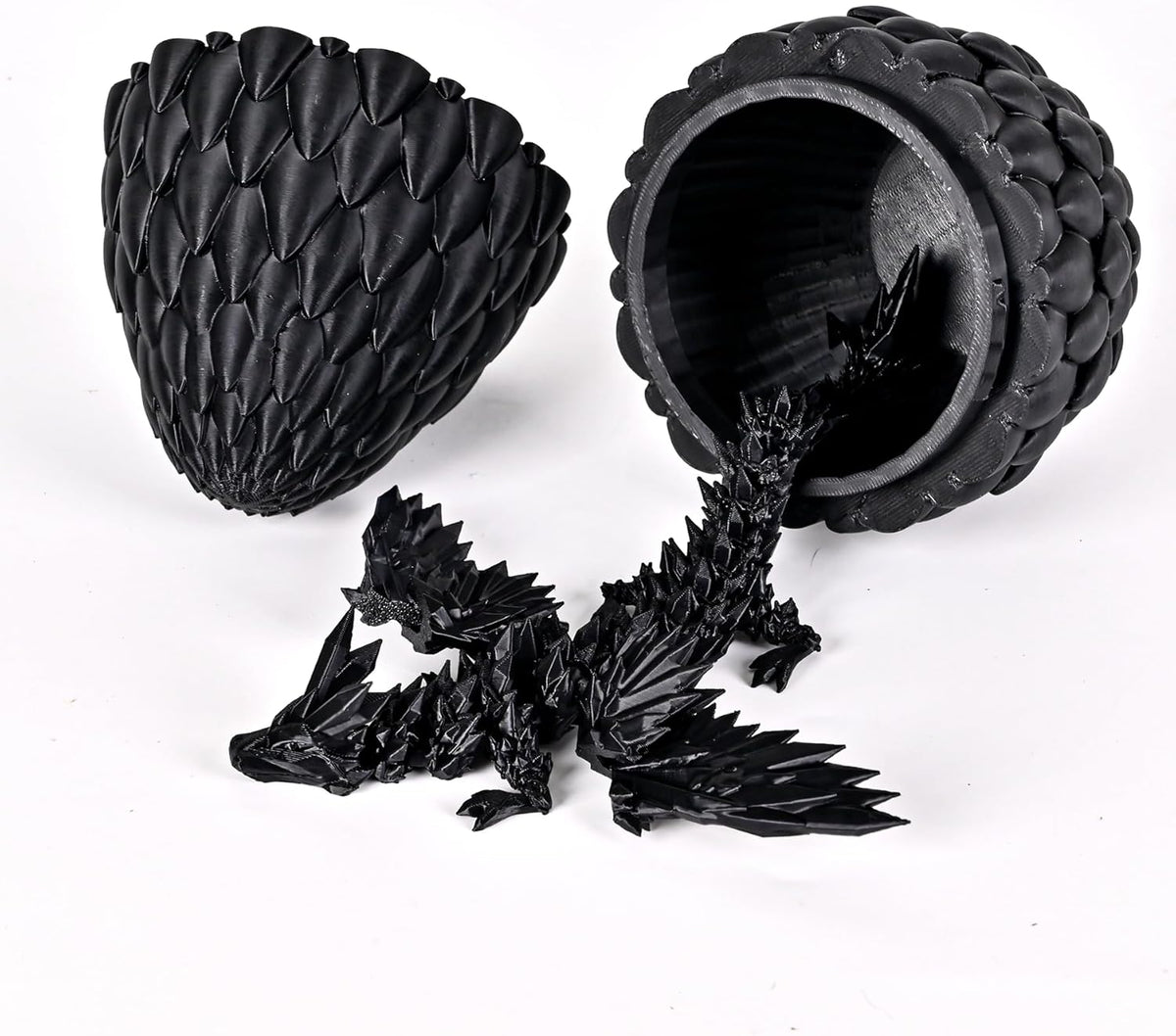 12inch Fly Dragon Egg, Year of The Dragon, 3D Printed Dragon, Executive Desk Toys, Articulated