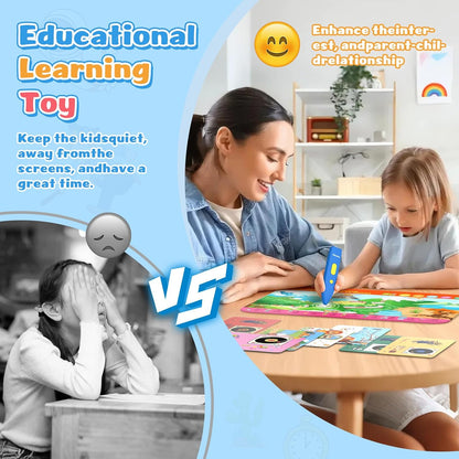 Interactive Search and Find Activity Books for Kids Ages 3-5, Toddler Travel Games Toys for Car