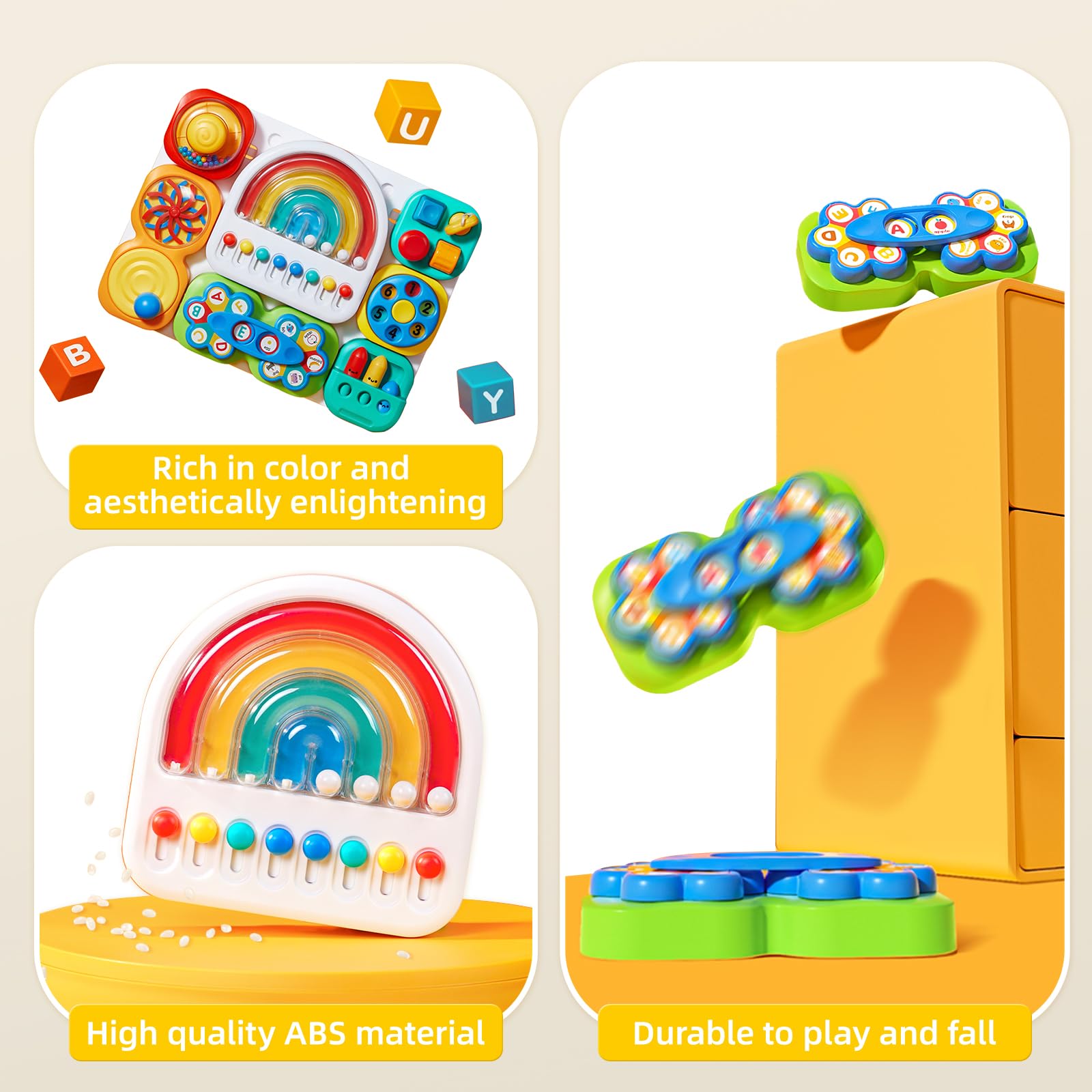 auby Busy Board 3.0 Detachable & Assemblable Toy for Toddlers 1+