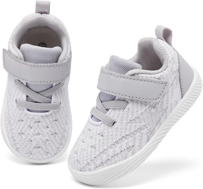 MORENDL Toddler Sneakers Baby Boys & Girls Barefoot Shoes Lightweight Breathable Walking Running