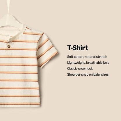 Amazon Essentials x Sofia Grainge Toddlers and Baby Boys' Short Sleeve T-Shirts, Pack of 2