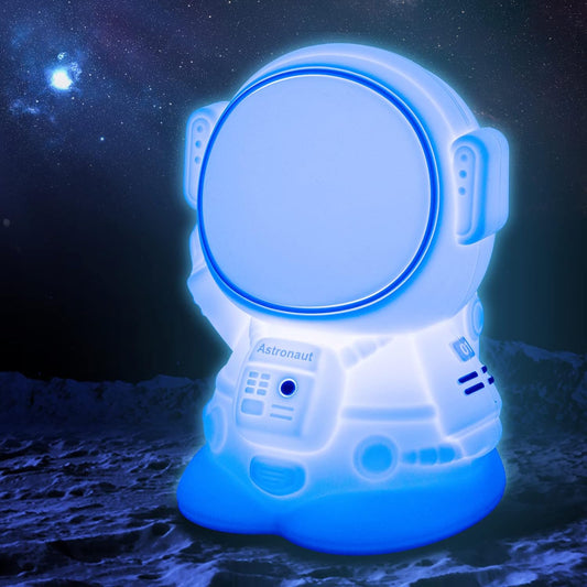 Astronaut Night Light for Kids Room Night Lamp Children Toddler Room Decor Silicone Baby Nursery