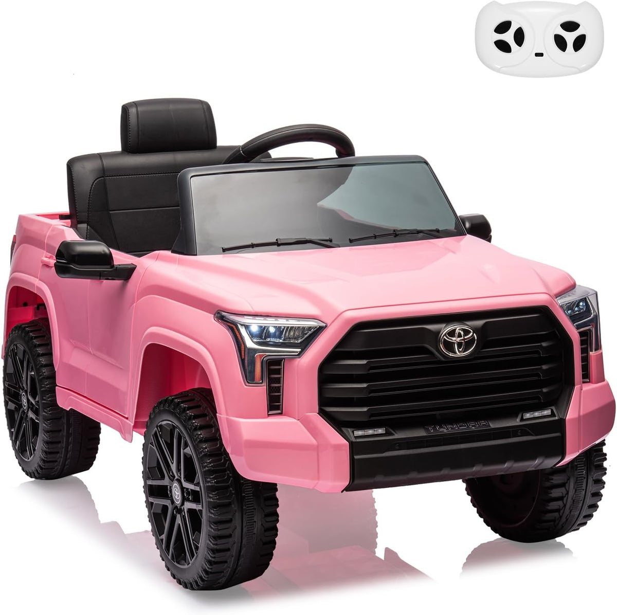 Electric Car for Kids, Licensed Toyota Tundra 12V Electric Truck, Off-Road Kids Car w/Remote