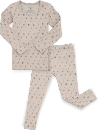 AVAUMA Baby Boys Girls Pajama Set 6M-7T Kids Cute Toddler Snug fit Pattern Design Pjs Cotton