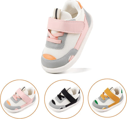 Baby Boy Girl Shoes Infant Non Slip Sneakers Breathable Lightweight Toddler First Walking Shoes 6
