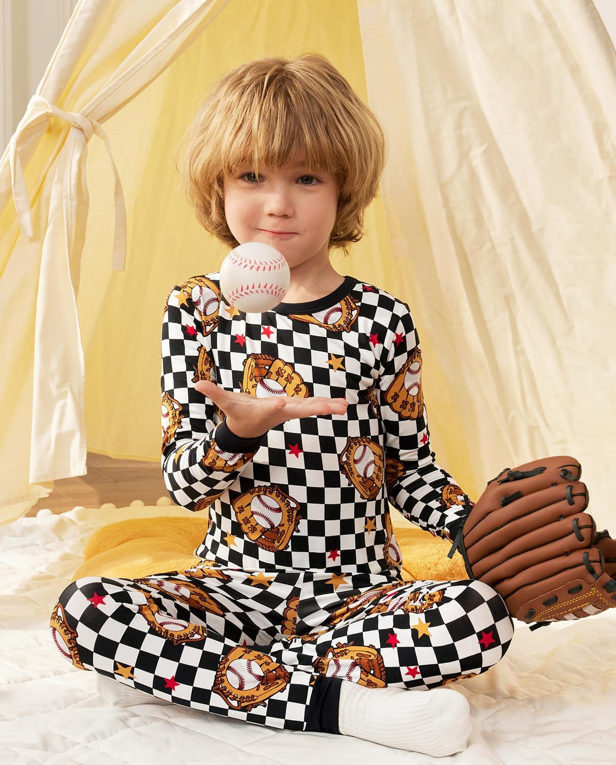Bamboo Viscose Toddler Pajamas Boys Girls Baby 12M-8Y Pjs Sets Kids 2pcs Snug fit Long-Sleeve