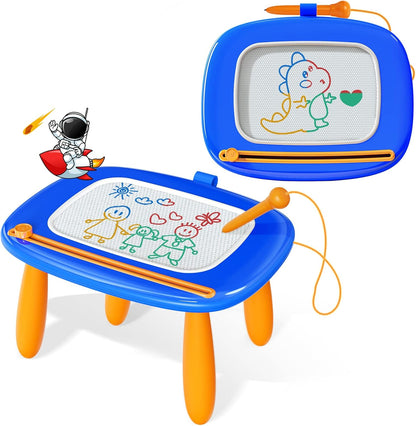 Kikidex Toddlers Toys Age 1-3, Magnetic Drawing Board, Toddler Girl Toys for 1-2 Year Old, Doodle