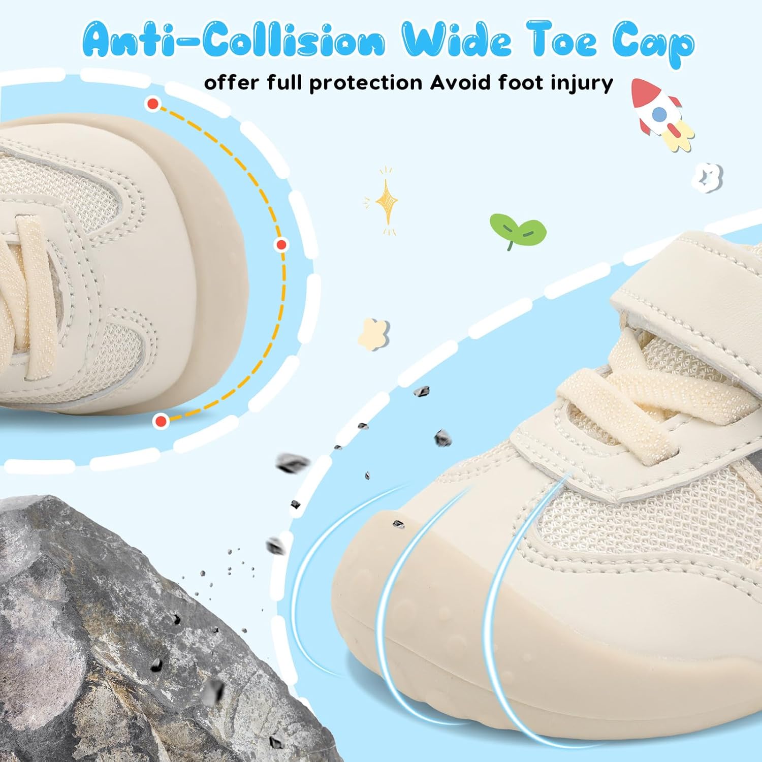 Scurtain Baby Shoes Boy Girl First Walking Shoe Infant Crib Breathable Sneakers Lightweight
