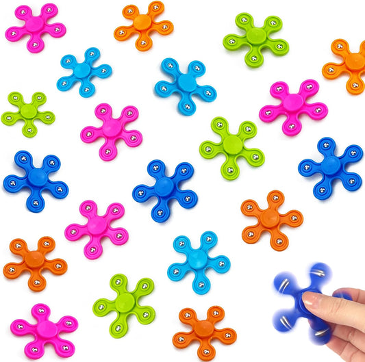 32 Pack High Speed Bearing Quiet Fidget Spinners Bulk, Stress Relief Sensory Fidget Toys Bulk for