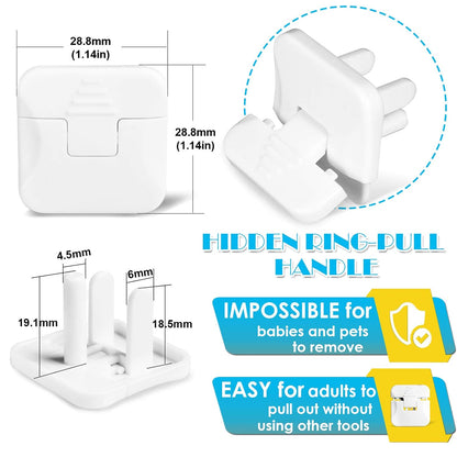 Outlet Covers Babepai 38-Pack White Child Proof Electrical Protector Safety Improved Baby Safety