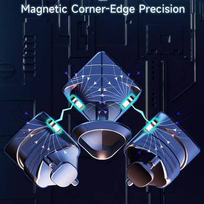 Full Size 56mm Magnetic Speed Cube Stickerless 3x3 Easy Turning and Smooth Play Durable Puzzle Cube