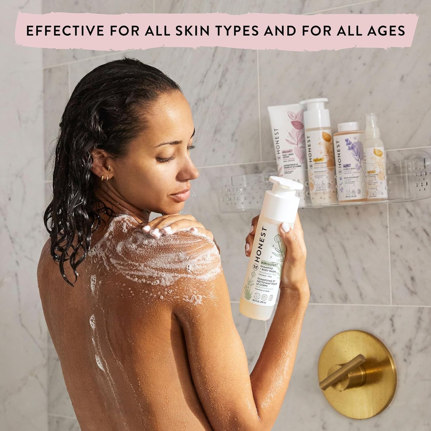 The Honest Company Silicone-Free Conditioner & 2-in-1 Cleansing Shampoo + Body Wash Duo | Gentle