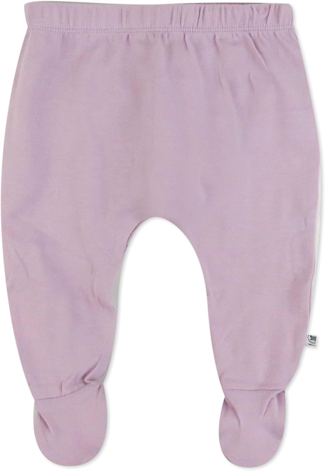 HonestBaby 3-pack Footed Pants Roomy Fit Pull on Bottoms 100% Organic Cotton for Infant Baby Boys